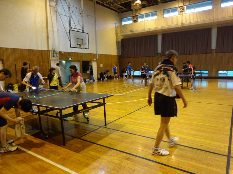 税理士会新宿支部主催の卓球を楽しむ会